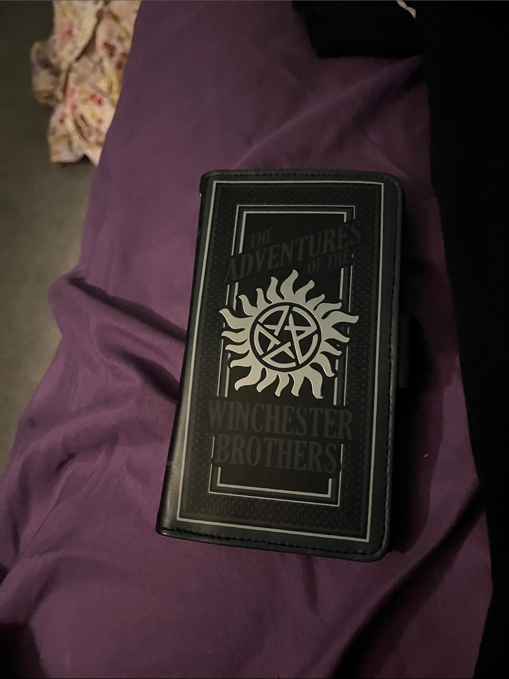 Winchester Brothers Phone Wallet - Black RARe supernatural merch wallet